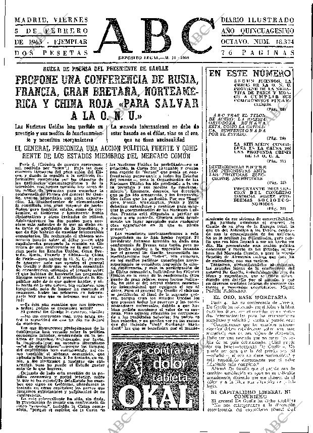 ABC MADRID 05-02-1965 página 27