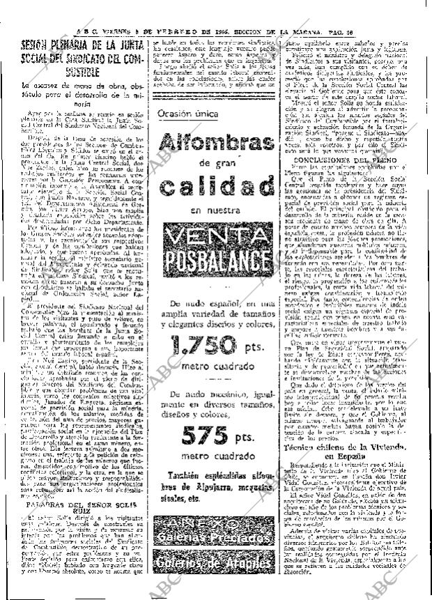 ABC MADRID 05-02-1965 página 36