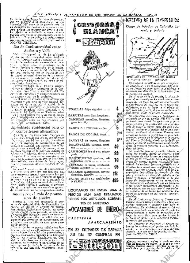 ABC MADRID 05-02-1965 página 38