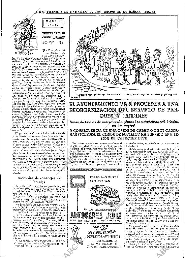 ABC MADRID 05-02-1965 página 43