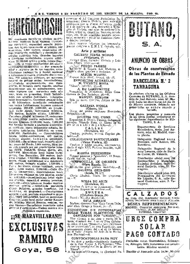 ABC MADRID 05-02-1965 página 48