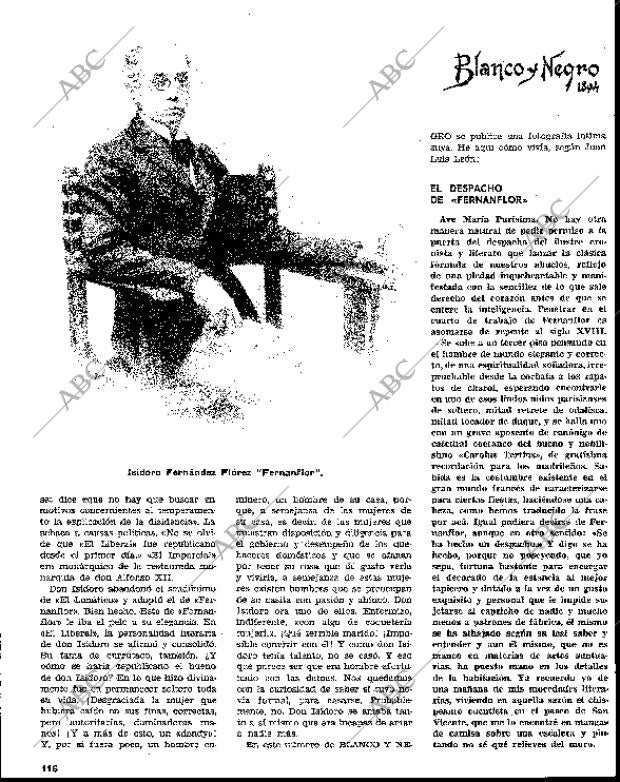 BLANCO Y NEGRO MADRID 06-02-1965 página 114