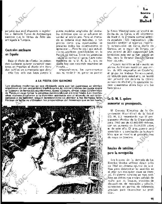 BLANCO Y NEGRO MADRID 06-02-1965 página 15