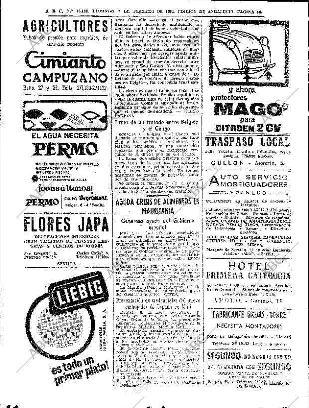 ABC SEVILLA 07-02-1965 página 36