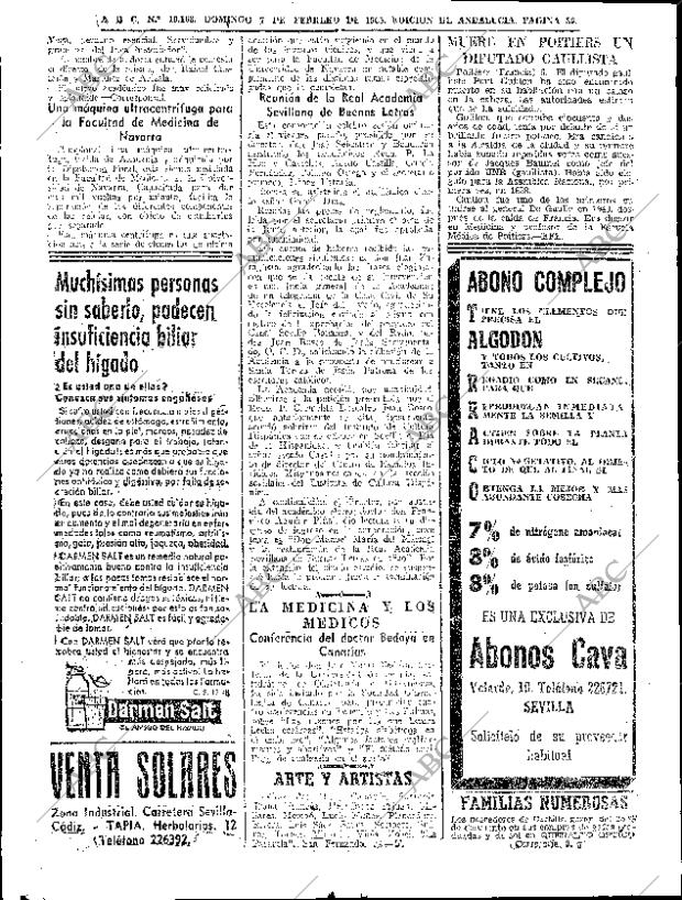 ABC SEVILLA 07-02-1965 página 56