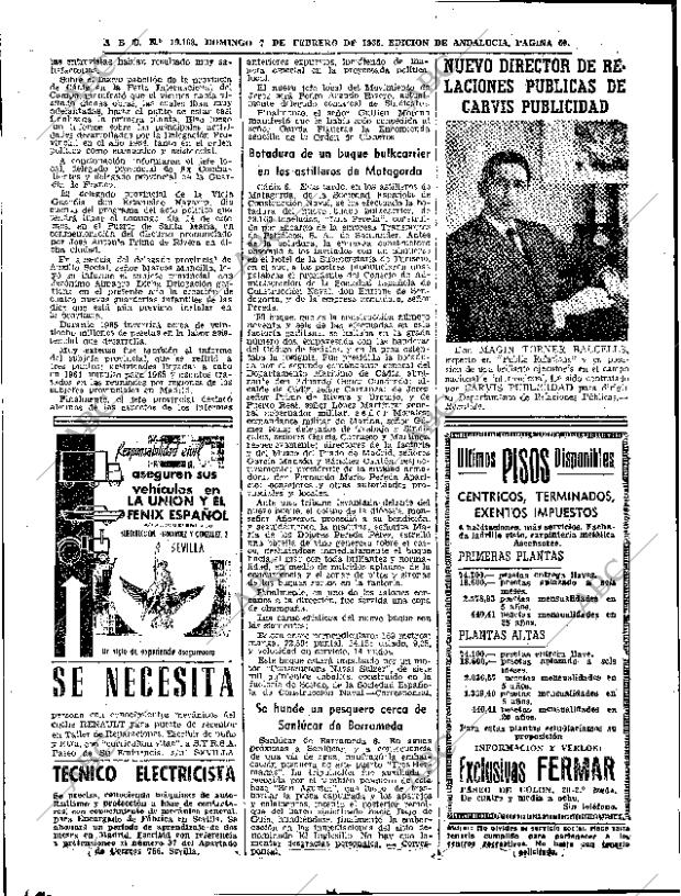 ABC SEVILLA 07-02-1965 página 60