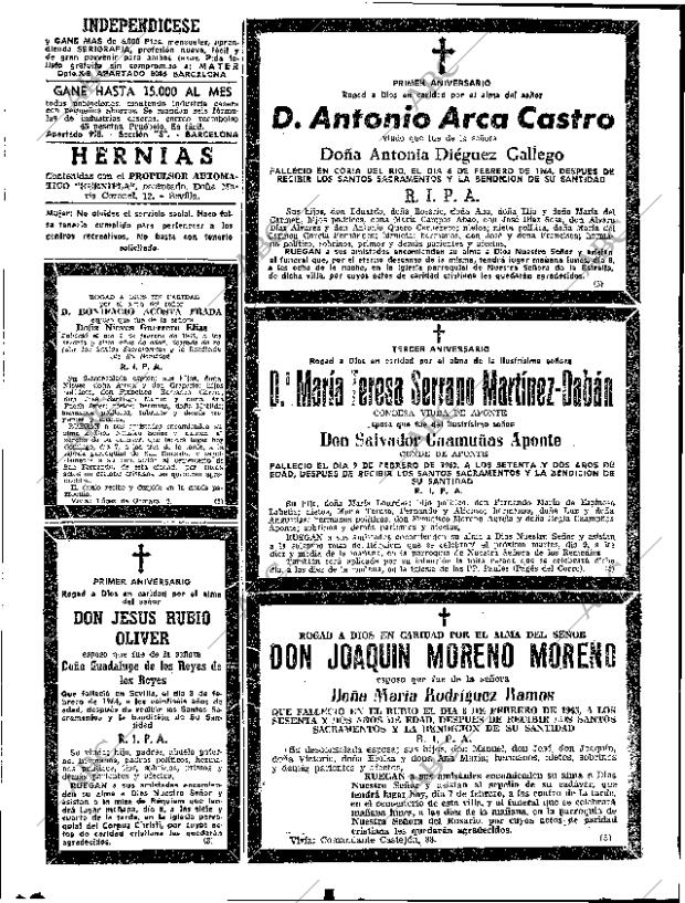 ABC SEVILLA 07-02-1965 página 74