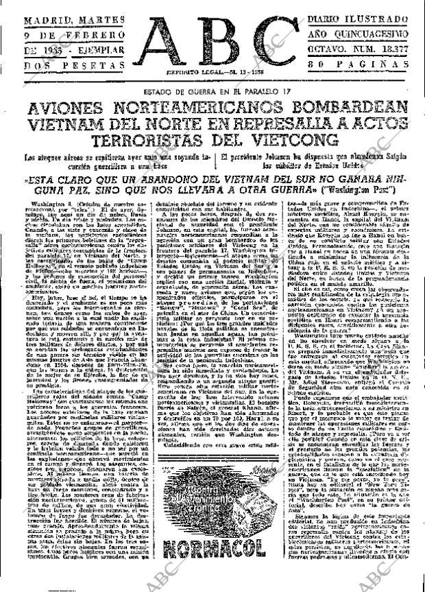 ABC MADRID 09-02-1965 página 23