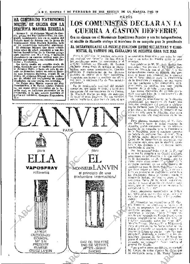ABC MADRID 09-02-1965 página 29