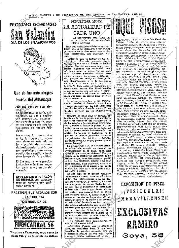 ABC MADRID 09-02-1965 página 46