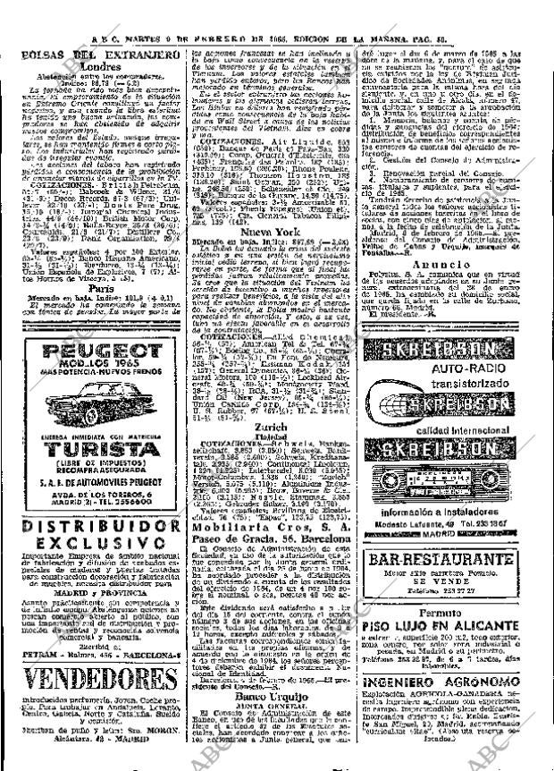 ABC MADRID 09-02-1965 página 50