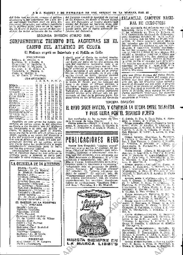 ABC MADRID 09-02-1965 página 55