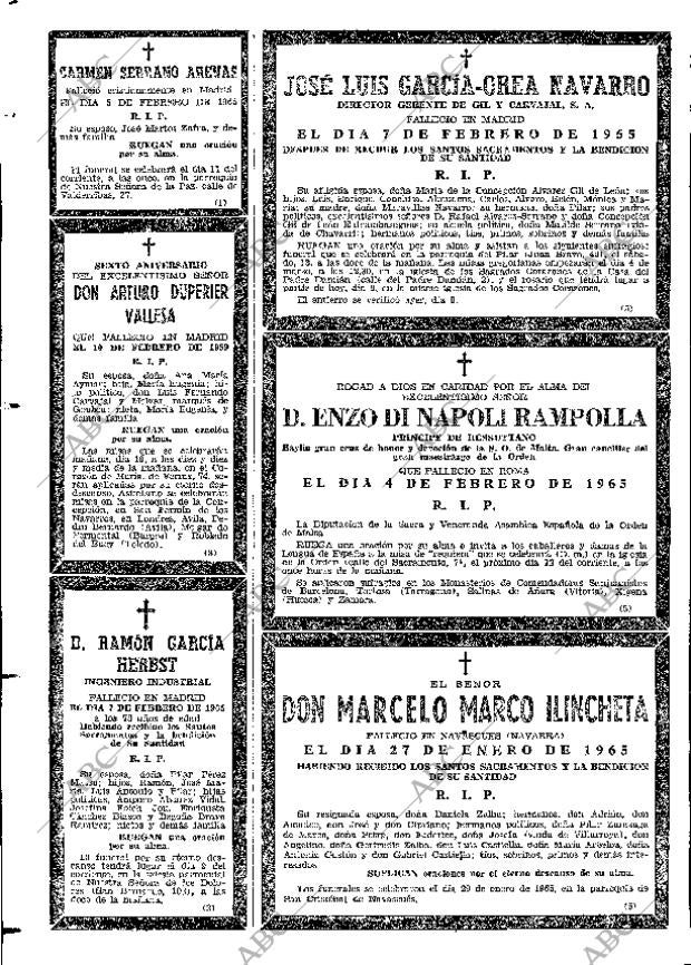 ABC MADRID 09-02-1965 página 76