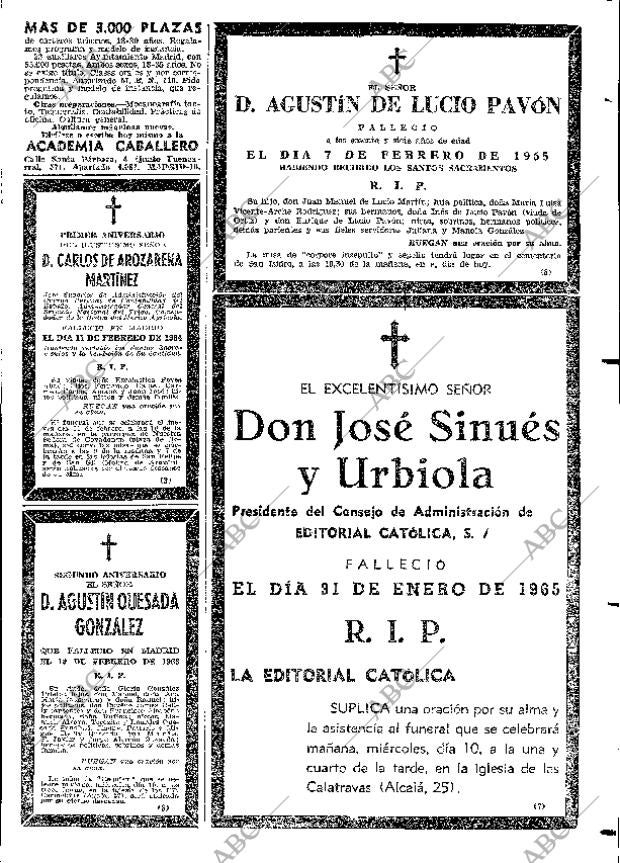 ABC MADRID 09-02-1965 página 77