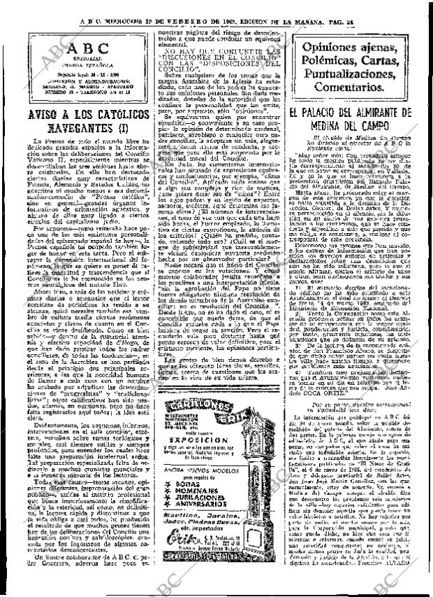 ABC MADRID 10-02-1965 página 24