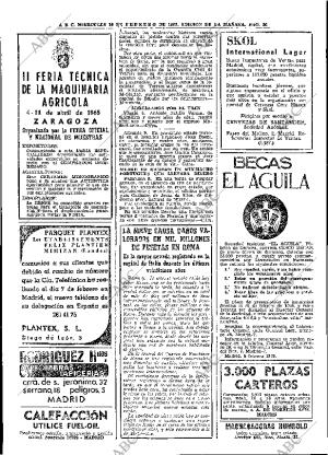 ABC MADRID 10-02-1965 página 36