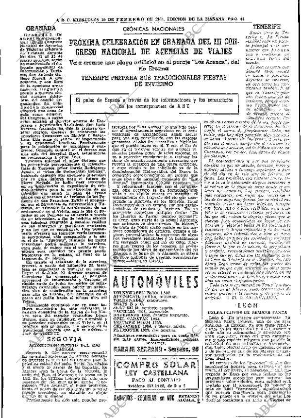 ABC MADRID 10-02-1965 página 41