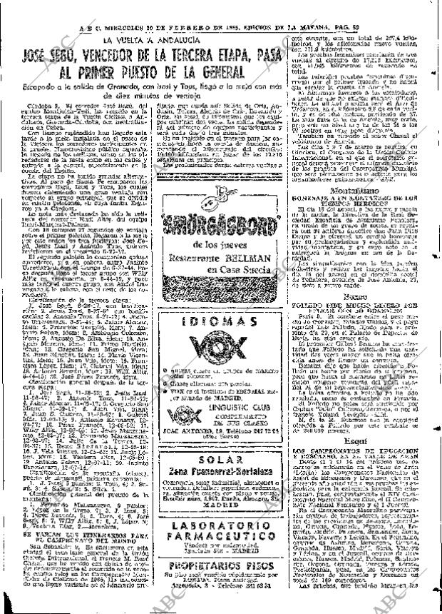 ABC MADRID 10-02-1965 página 59