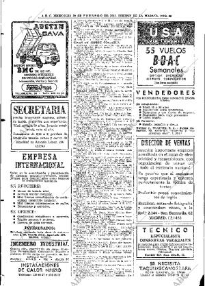 ABC MADRID 10-02-1965 página 66