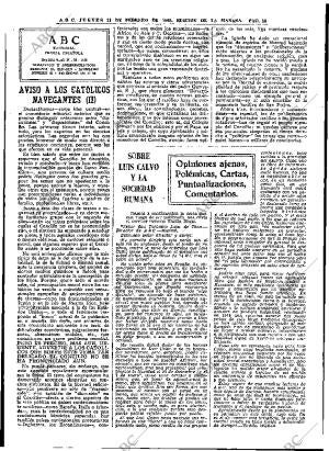 ABC MADRID 11-02-1965 página 28