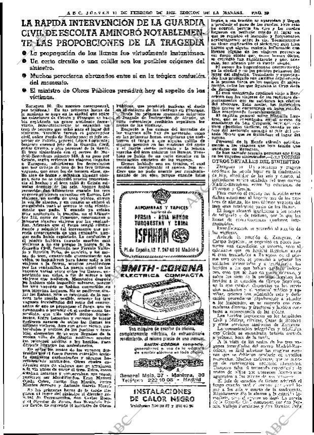 ABC MADRID 11-02-1965 página 29