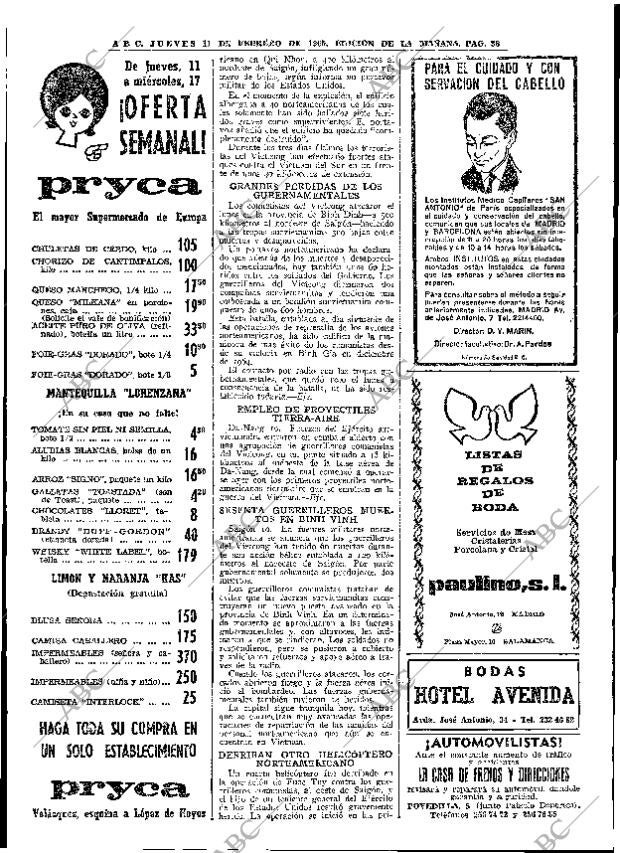 ABC MADRID 11-02-1965 página 36