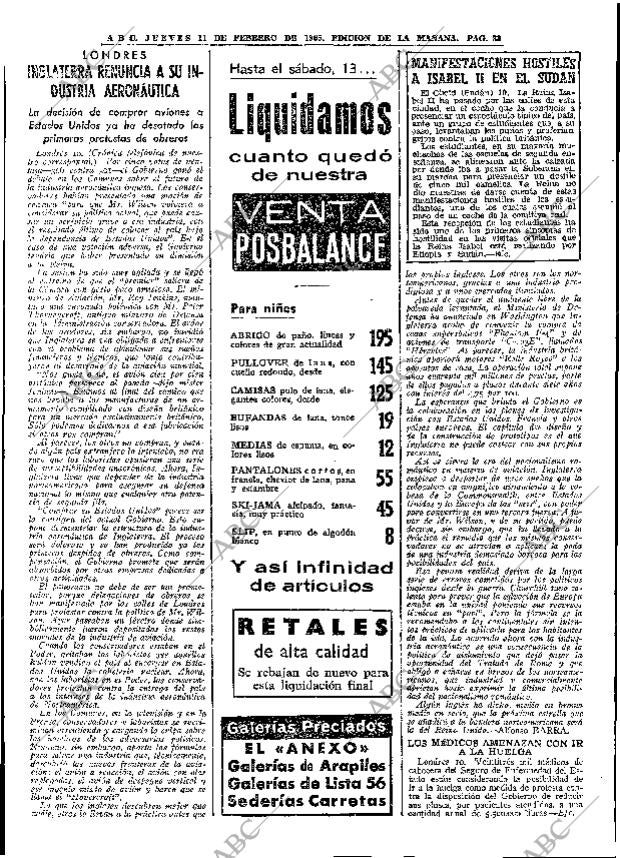 ABC MADRID 11-02-1965 página 38