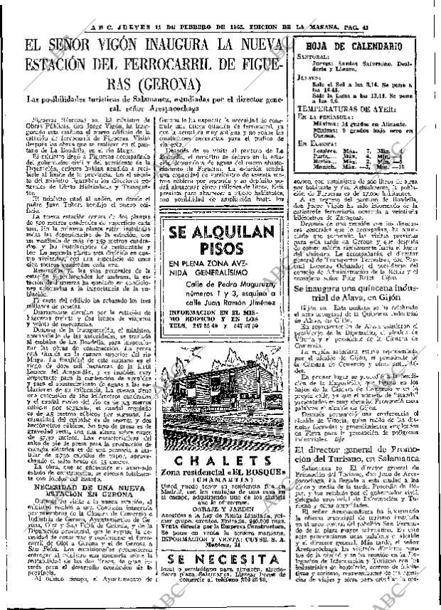 ABC MADRID 11-02-1965 página 41