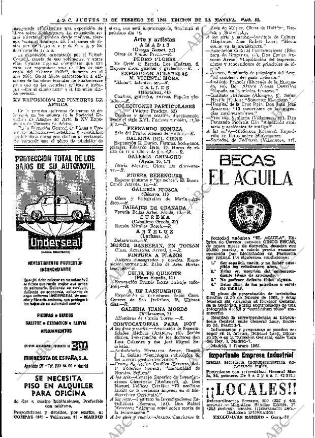 ABC MADRID 11-02-1965 página 52