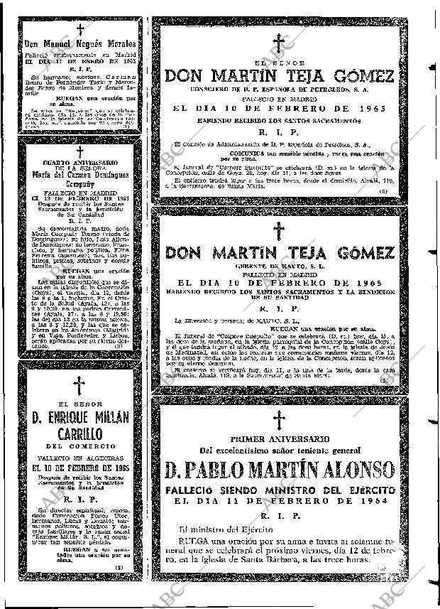 ABC MADRID 11-02-1965 página 77