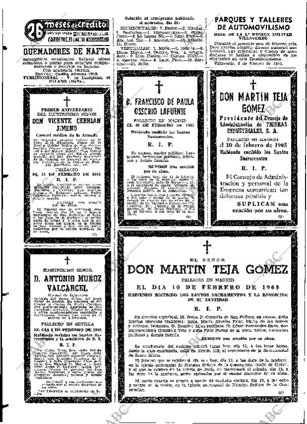 ABC MADRID 11-02-1965 página 78