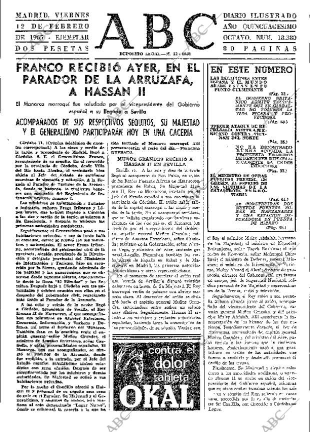 ABC MADRID 12-02-1965 página 31