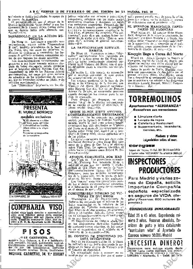 ABC MADRID 12-02-1965 página 36