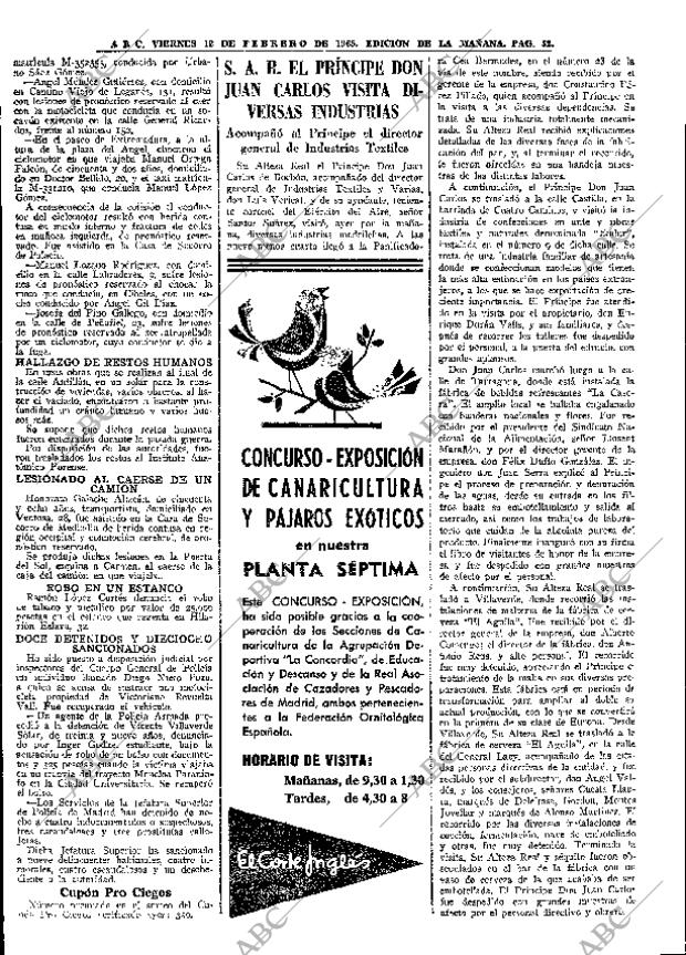 ABC MADRID 12-02-1965 página 52