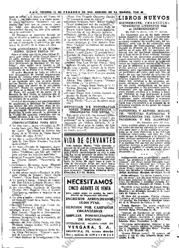 ABC MADRID 12-02-1965 página 55