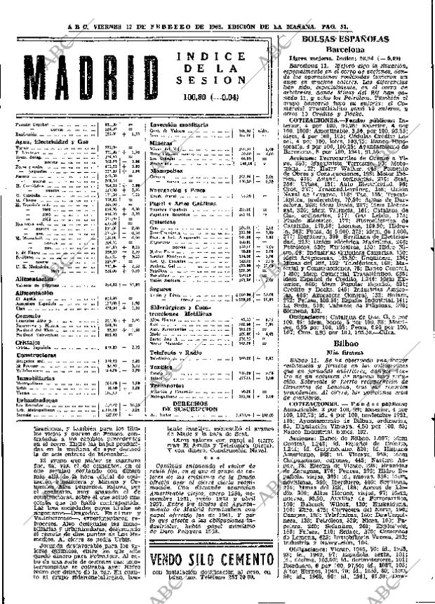 ABC MADRID 12-02-1965 página 57