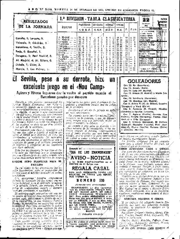 ABC SEVILLA 16-02-1965 página 41