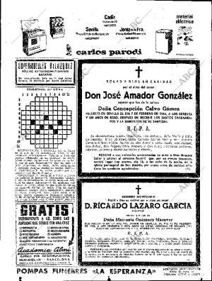 ABC SEVILLA 16-02-1965 página 62