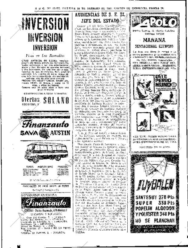 ABC SEVILLA 18-02-1965 página 30