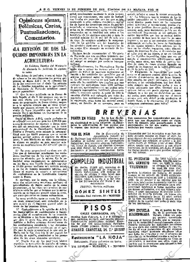 ABC MADRID 19-02-1965 página 40