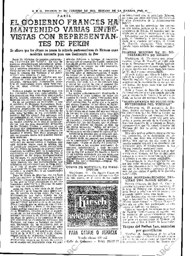 ABC MADRID 19-02-1965 página 41