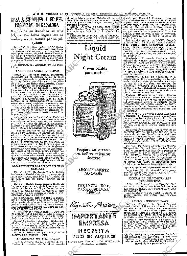 ABC MADRID 19-02-1965 página 48