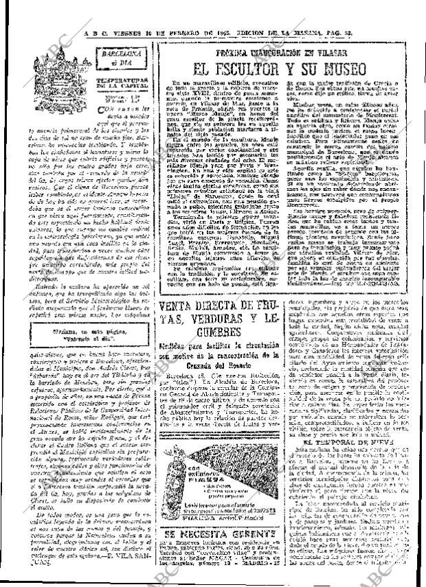 ABC MADRID 19-02-1965 página 53