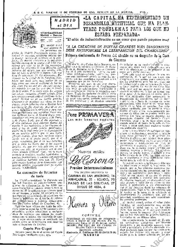 ABC MADRID 19-02-1965 página 55
