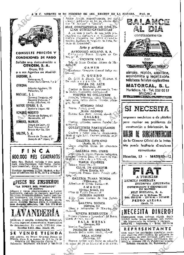 ABC MADRID 19-02-1965 página 60