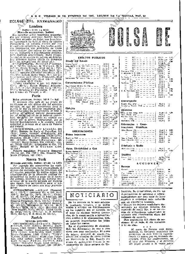 ABC MADRID 19-02-1965 página 62