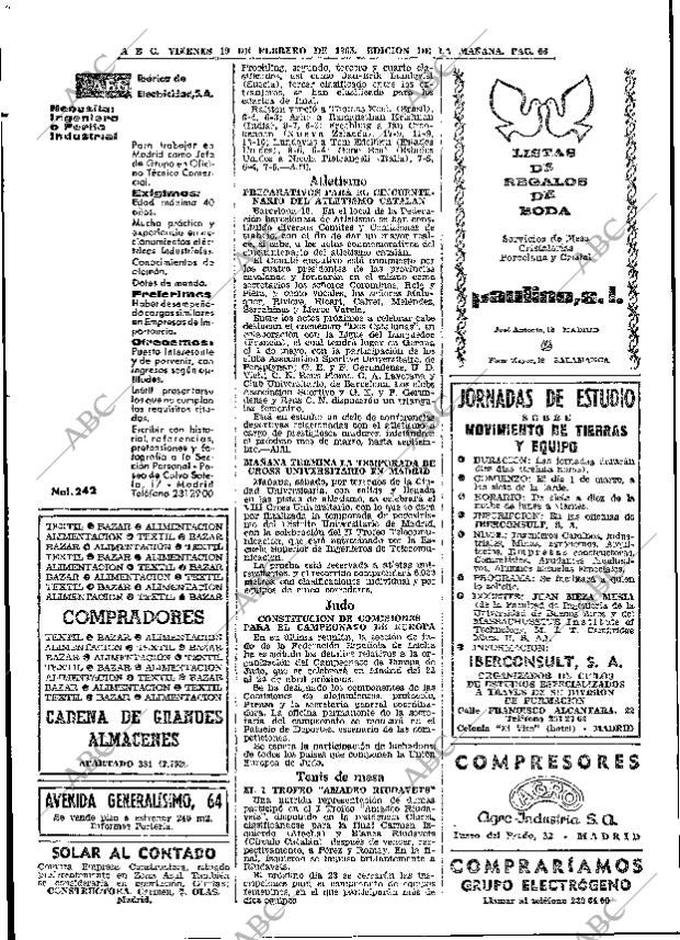 ABC MADRID 19-02-1965 página 66