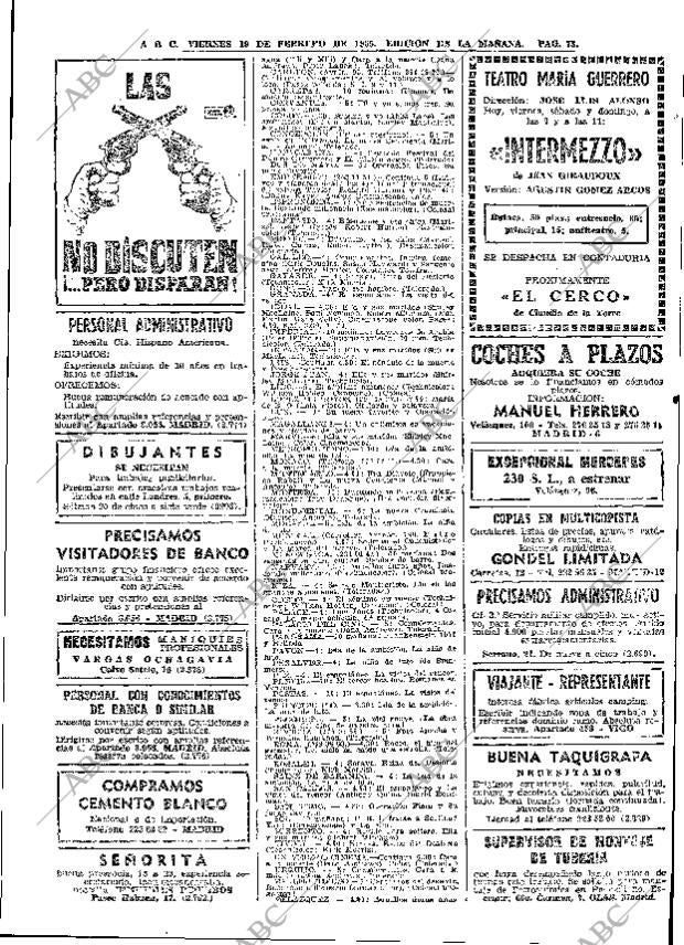 ABC MADRID 19-02-1965 página 73