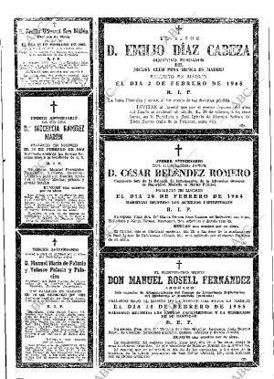 ABC MADRID 19-02-1965 página 84