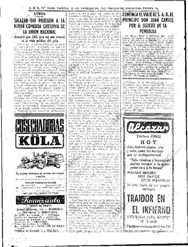 ABC SEVILLA 19-02-1965 página 18